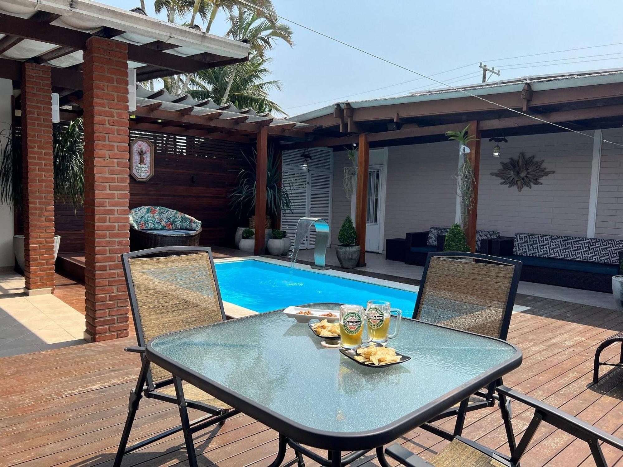 Peruíbe Casa Agradavel Com Piscina, A Poucos Passos Da Praia מראה חיצוני תמונה